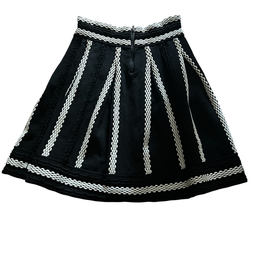 Maje Julane Flared Knit MIni Skirt - Picture 2 of 7